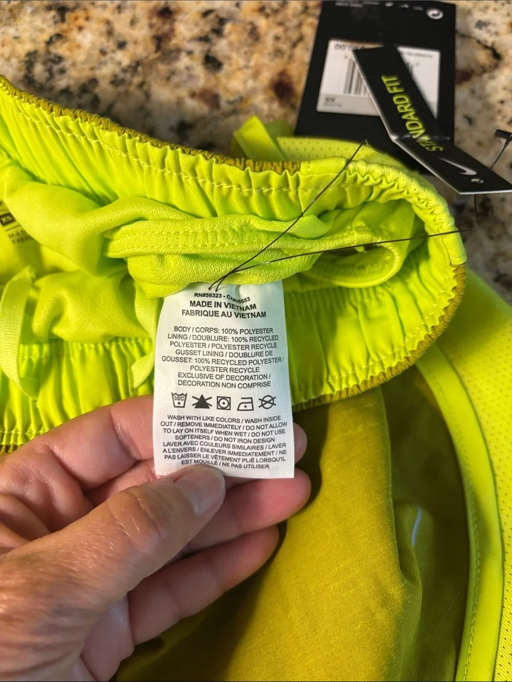 NWT Nike Women’s Running Shorts XS Neon Yellow/Greenish